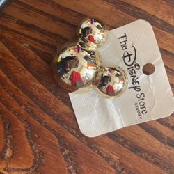 Silver Mickey Mouse Pin