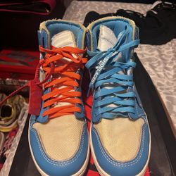 Air jordan 1 retro high off white shop university blue