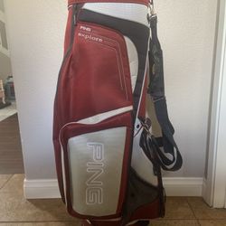 Red Ping Explore Golf Cart Bag