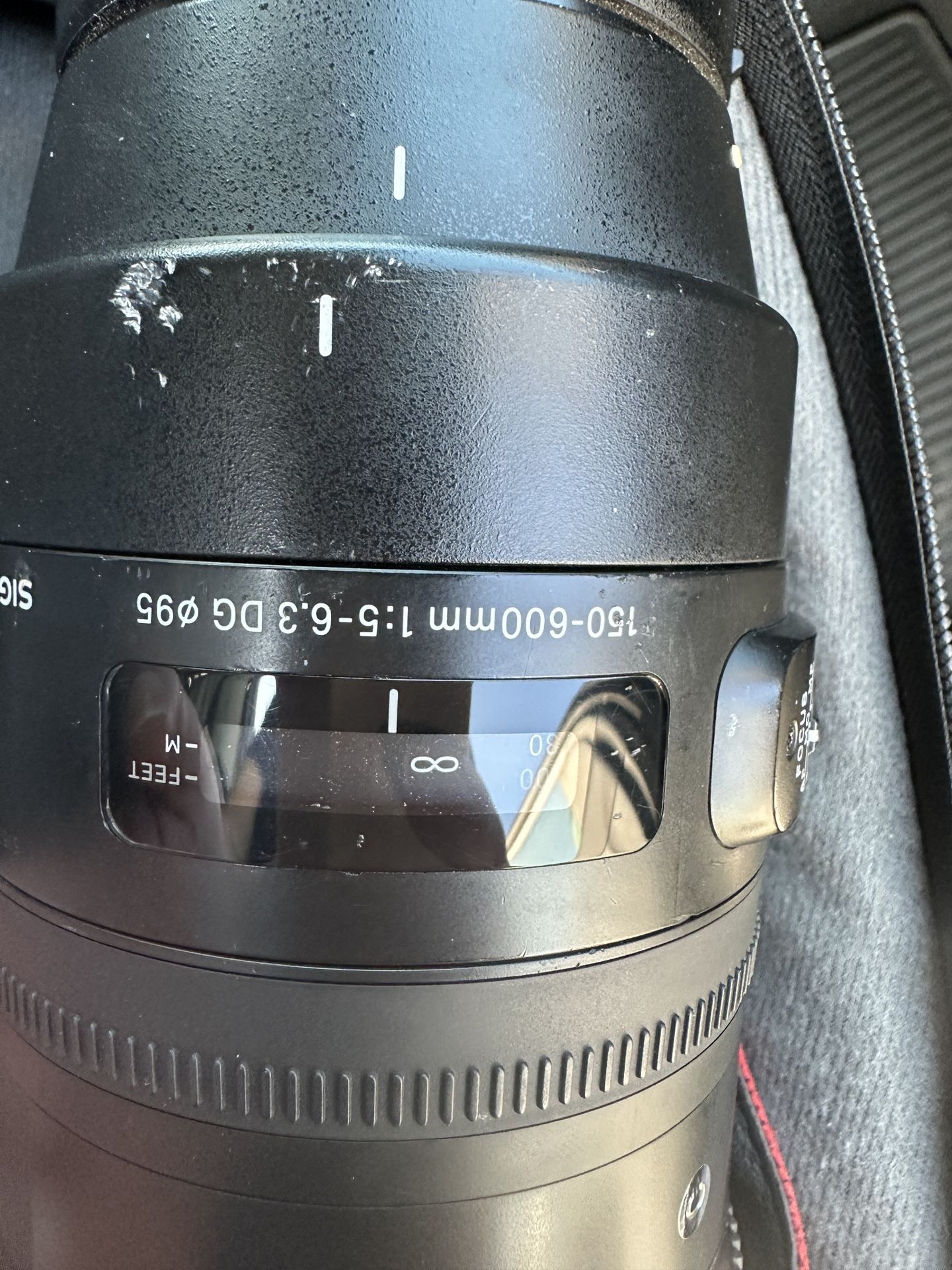 Sigma 150-600 Lens for parts (Canon mount)