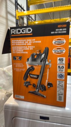 RIDGID 12 Gallon 5.0 HP Wet/Dry Shop Vacuum