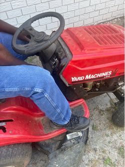 Yard machine ride mower