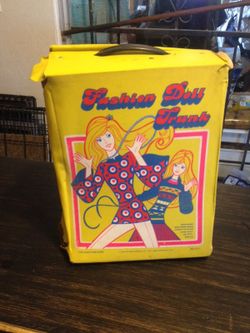 Antique Barbie carriage case