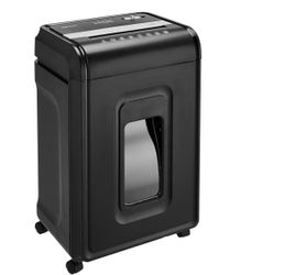 Amazon Basics 24-Sheet Cross Cut High Security Paper Shredder for Home Use