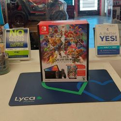 Nintendo Switch OLED Super Smash Bro Bundle On Payments With $39 Down