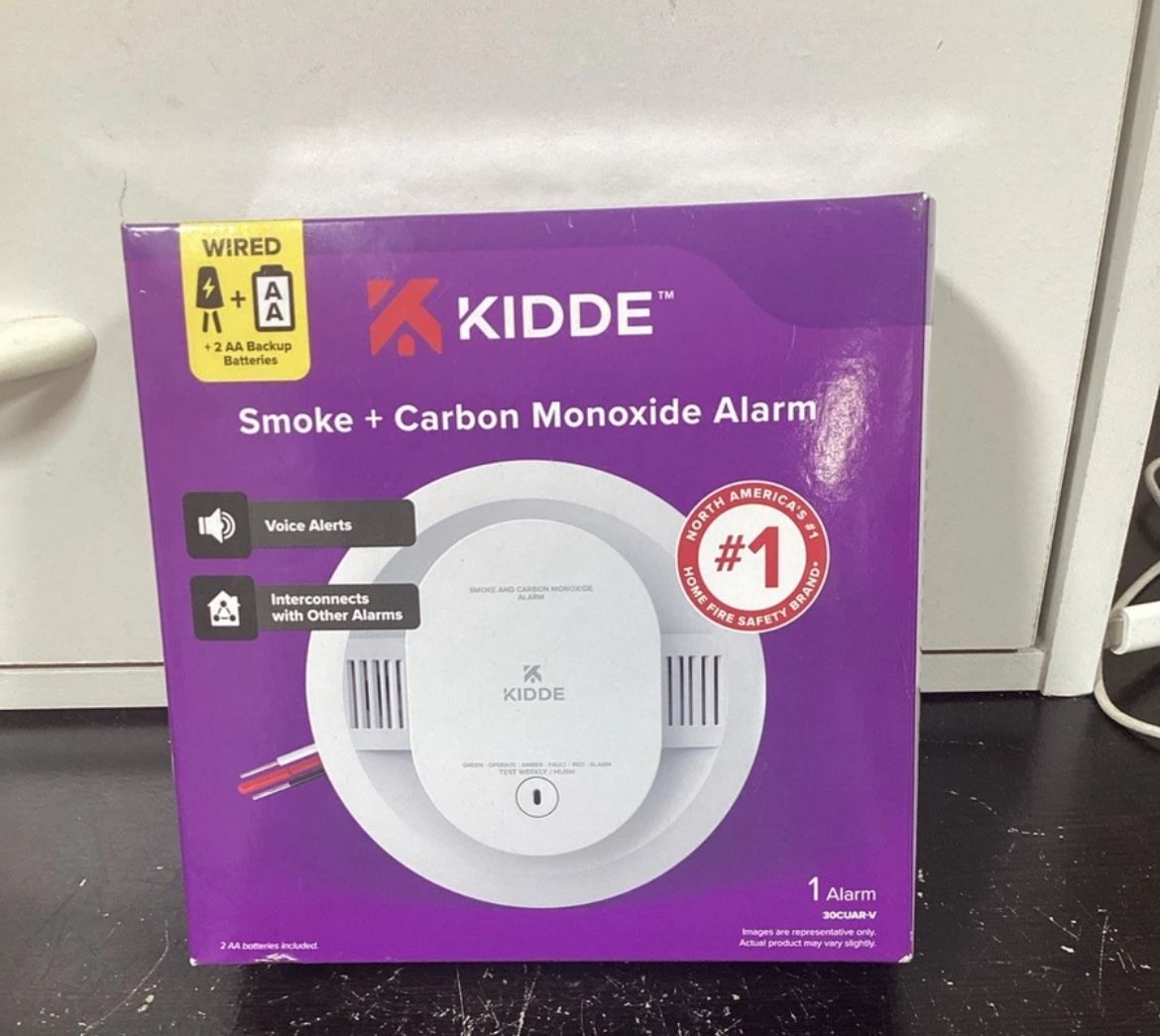 Kidde 30CUAR-V Smoke & Carbon Monoxide Alarm W/ Voice Alert NIB