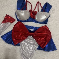 New sparkly sailor moon costume   New M L sailor moon costume festival rave dress bikini lingerie outfit raver cosplay   Bundle deals available, feel 