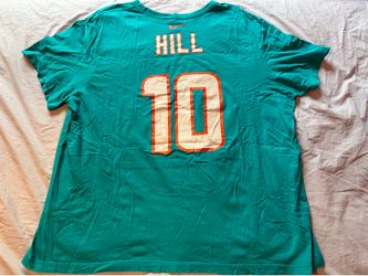 Tyreek Hill #10 Miami Dolphins NFL Green Shirt; Men’s 3XL