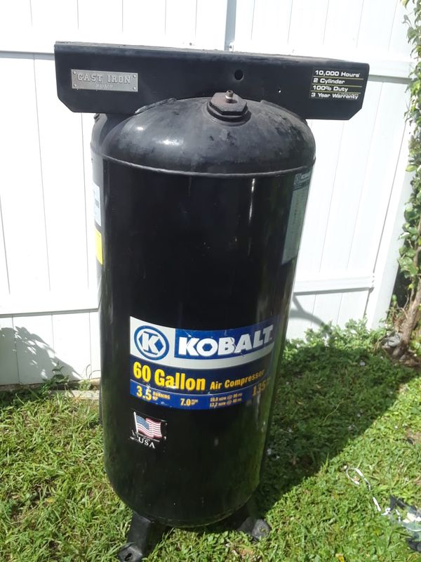 Kobalt 60 Gallon Air Compressor Tank for Sale in Fort Lauderdale, FL