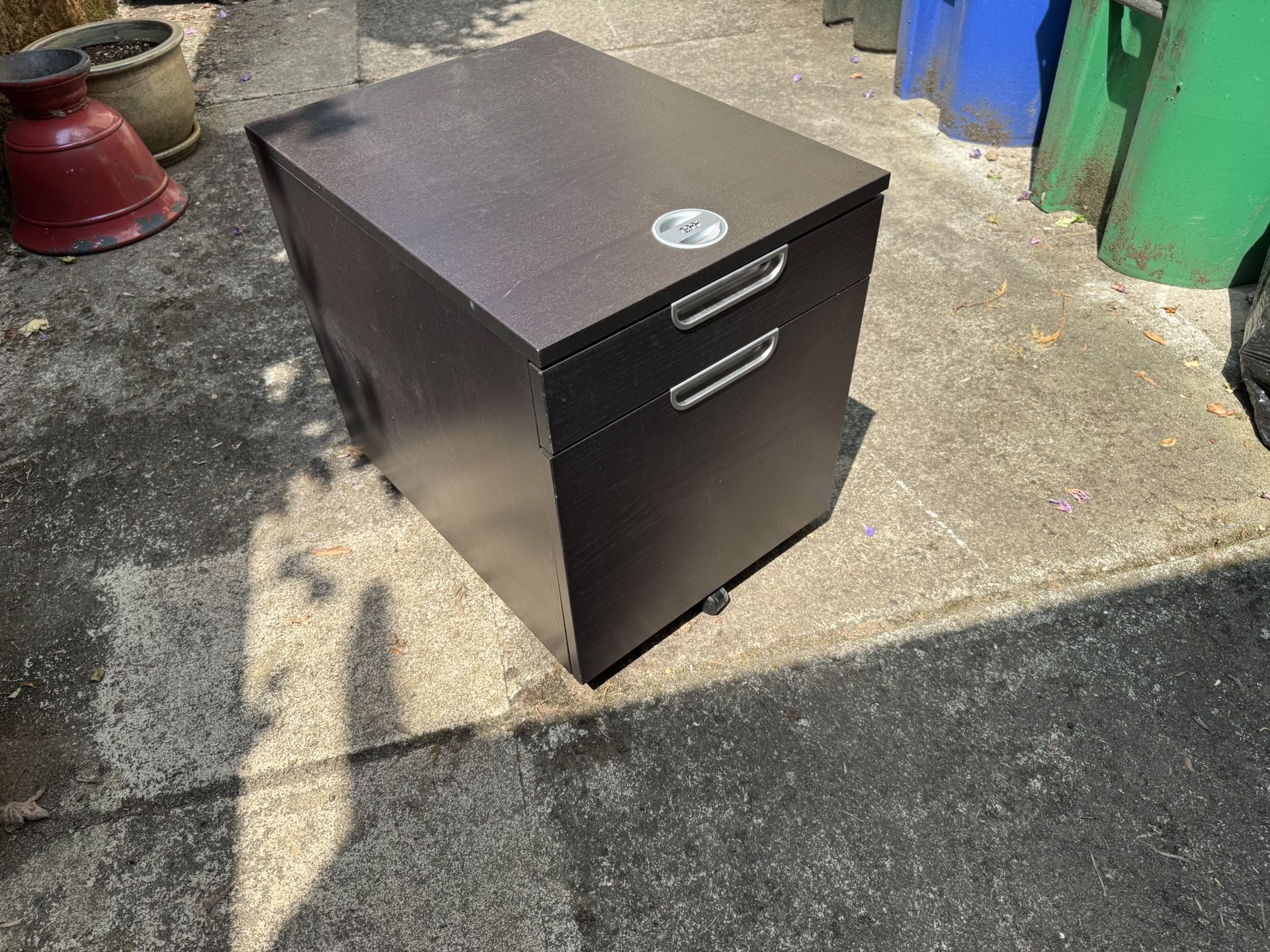 IKEA Galant Drawer Unit/Drop File Storage In Black Stained Ash