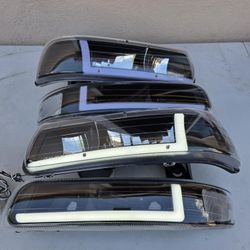 99-02 Chevrolet Silverado 00-06 Suburban Tahoe LED DRL Headlights Luces Micas Calaveras Faros Faroles Focos Headlamps Chevy 