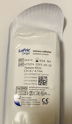 LoFric Origo Male Catheters Hydrophilic Intermittent Catheters