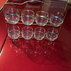 60s Style Beverage Glass Set