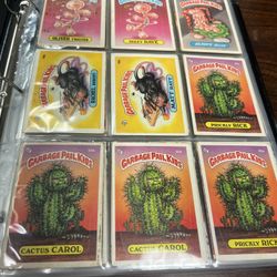 1985 and 1986 Garbage pail Kids Sticker card  Lot