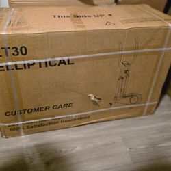 Elliptical Machine for Home – 12” Stride, Quiet & Durable | LCD Fitness Monitor 📊