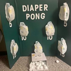 Diaper Pong Game