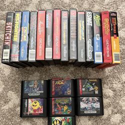 Sega genesis games 20 each