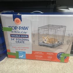 Double-Door 24” Folding Crate 