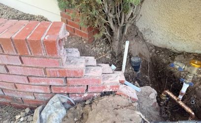 Block stone and bricks