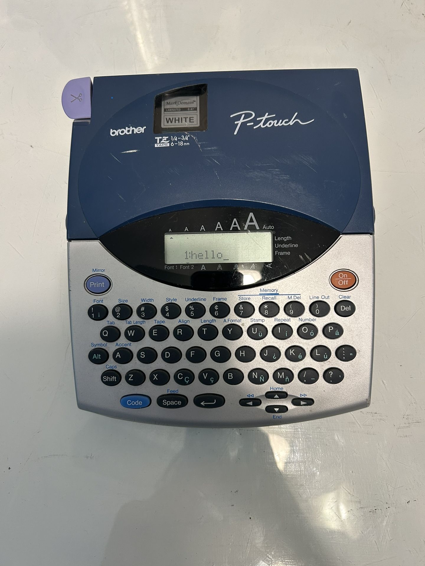 Brother P-touch PT-1800/1810 Label Maker Machine