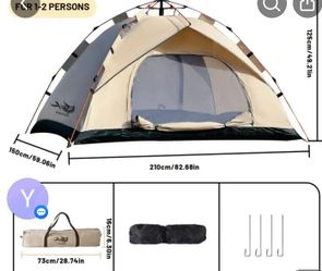 Automatic pop up tent
