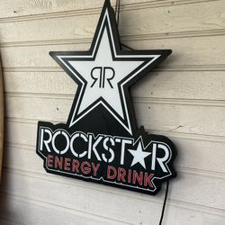 Rockstar Energy Drinks Sign