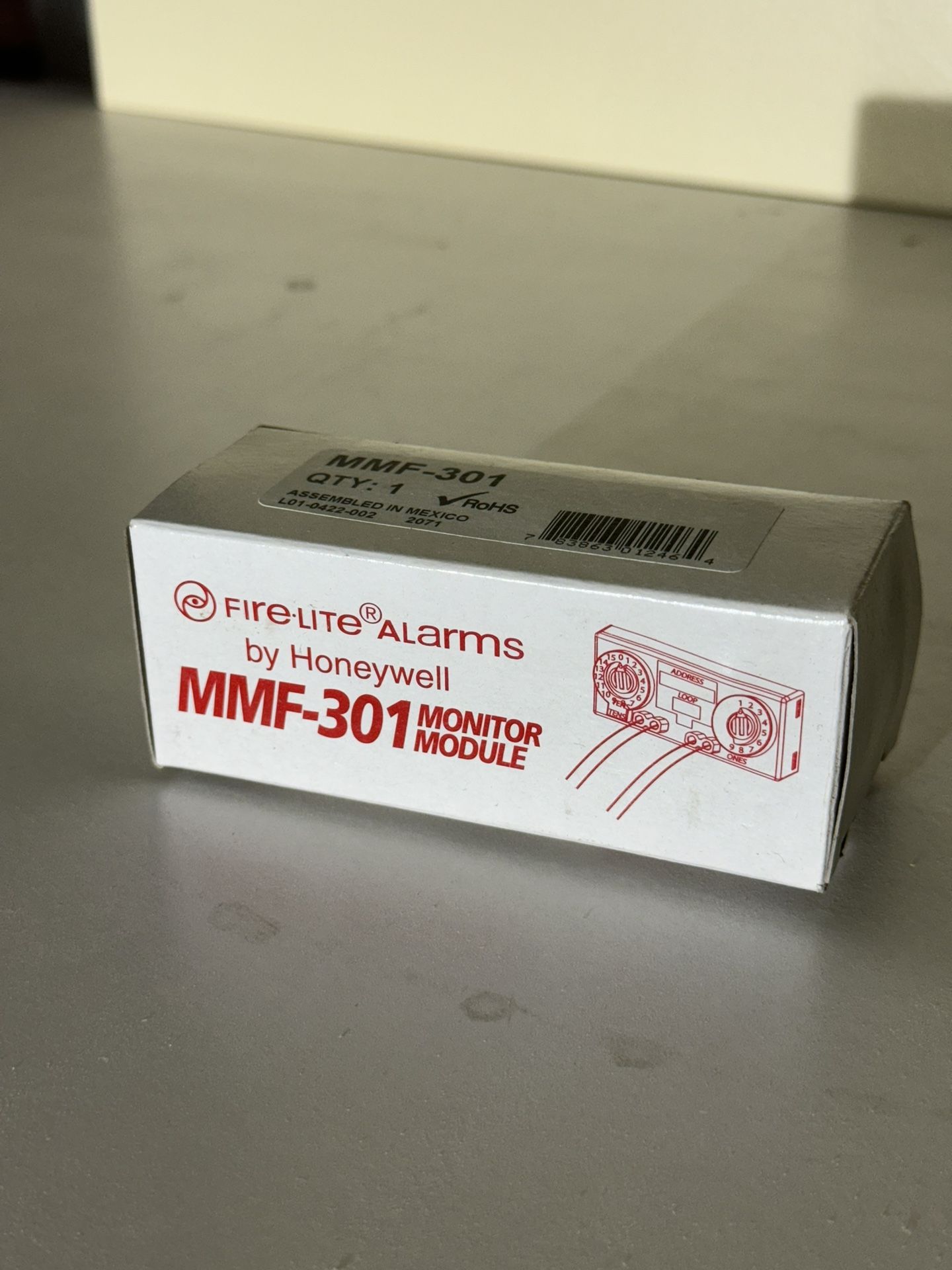 FIRE-LITE FIRELITE MMF-301 MINI MONITOR MODULE