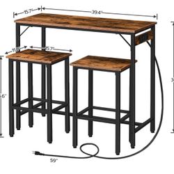 Table & Two Barstools