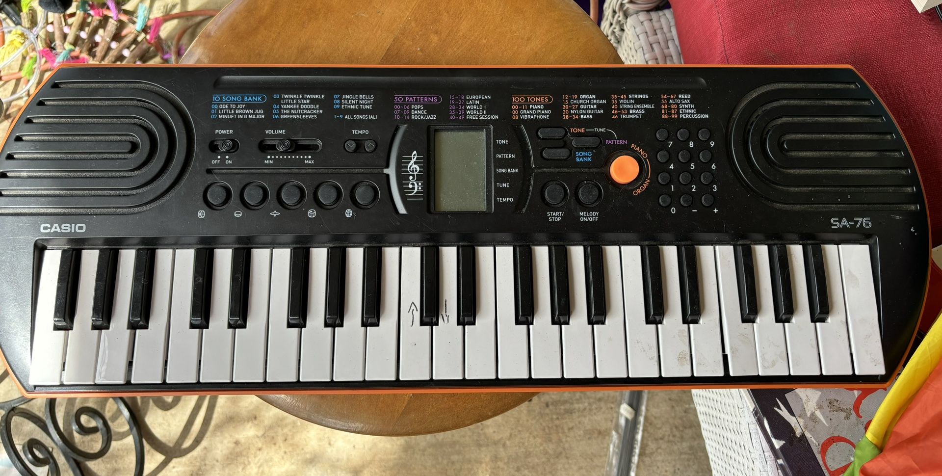 Casio SA 76 Mini Keyboard 