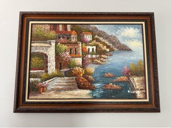 Framed Canvas Wall Art (2 art pieces)