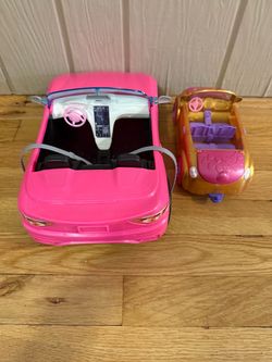 Barbie and Shopkins car