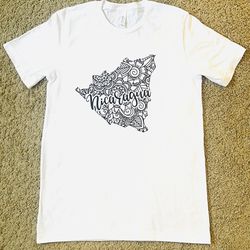 Camisa Con Mapa De Nicaragua 