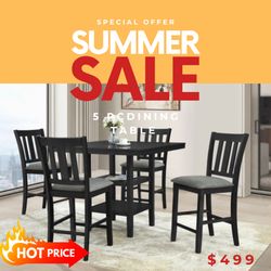5 PC DINING TABLE