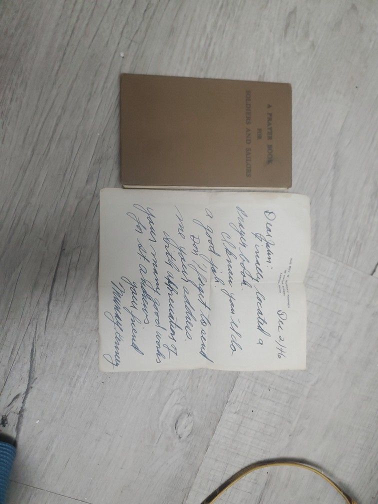 1941 Prayer Book For Soldiers And Sailors