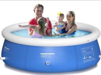 6 ft inflatable ring top pool