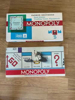 2 Vintage Parker Brothers Monopoly Board Games.  Never used
