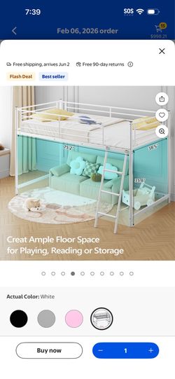 Twin loft bed