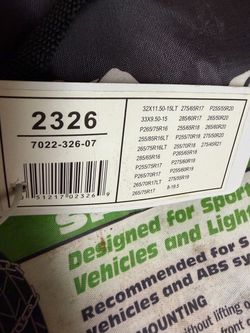 2326 snow tire ice chains NEW