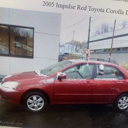 Toyota Corolla rear spoiler wing