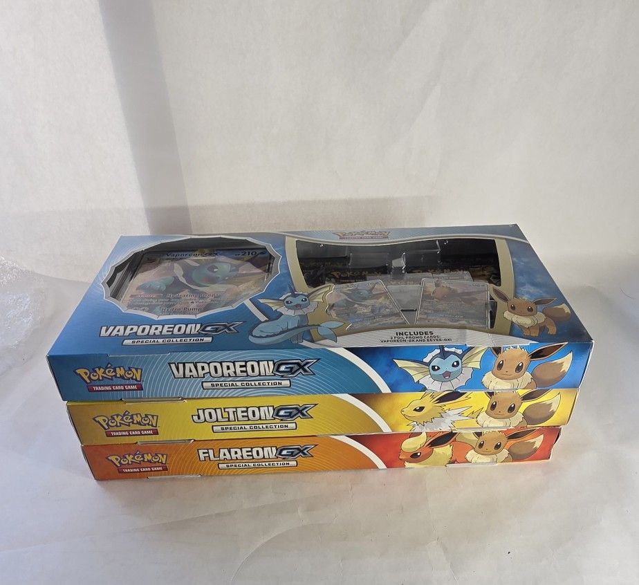 Pokemon Jolteon Vaporeon Flareon Collection 