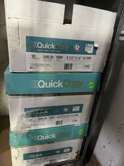 Legal Paper 8.5” X 14 reams Lot