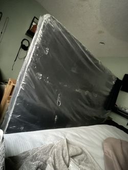 Brand New Plastic Sealed Sealy Black Queen Box Spring