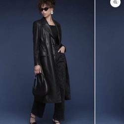 Belted Faux-Ever Leather Size M