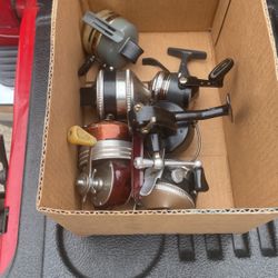Fishing Reels Box Of 6 All In Perfect Condition