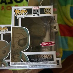 Funko POP! #495 || Marvel 80 Years SPIDER-MAN (PATINA) || TARGET EXCLUSIVE