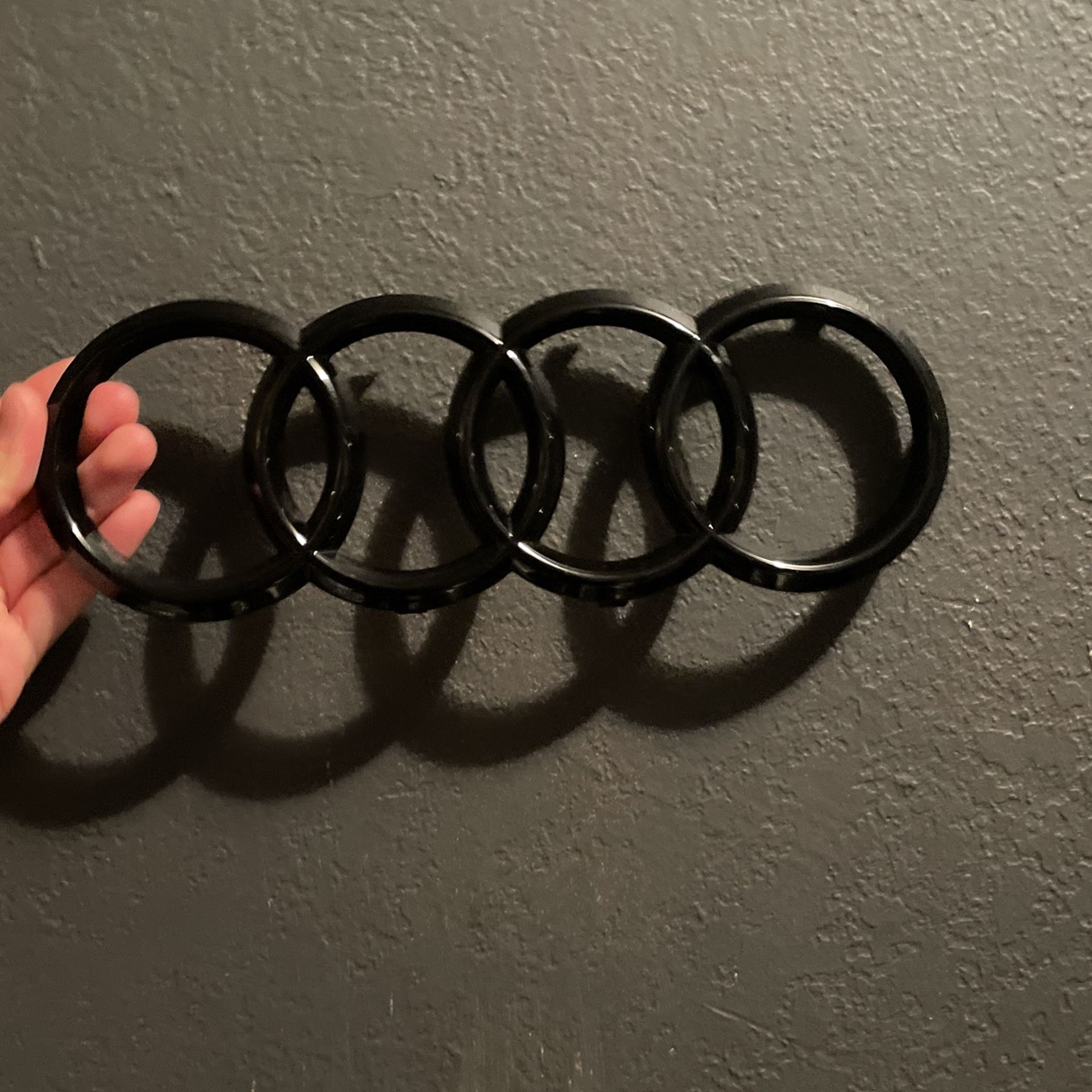 Black Audi Emblem
