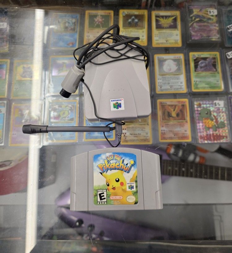 Hey You Pickachu Microphone Bundle for Nintendo 64