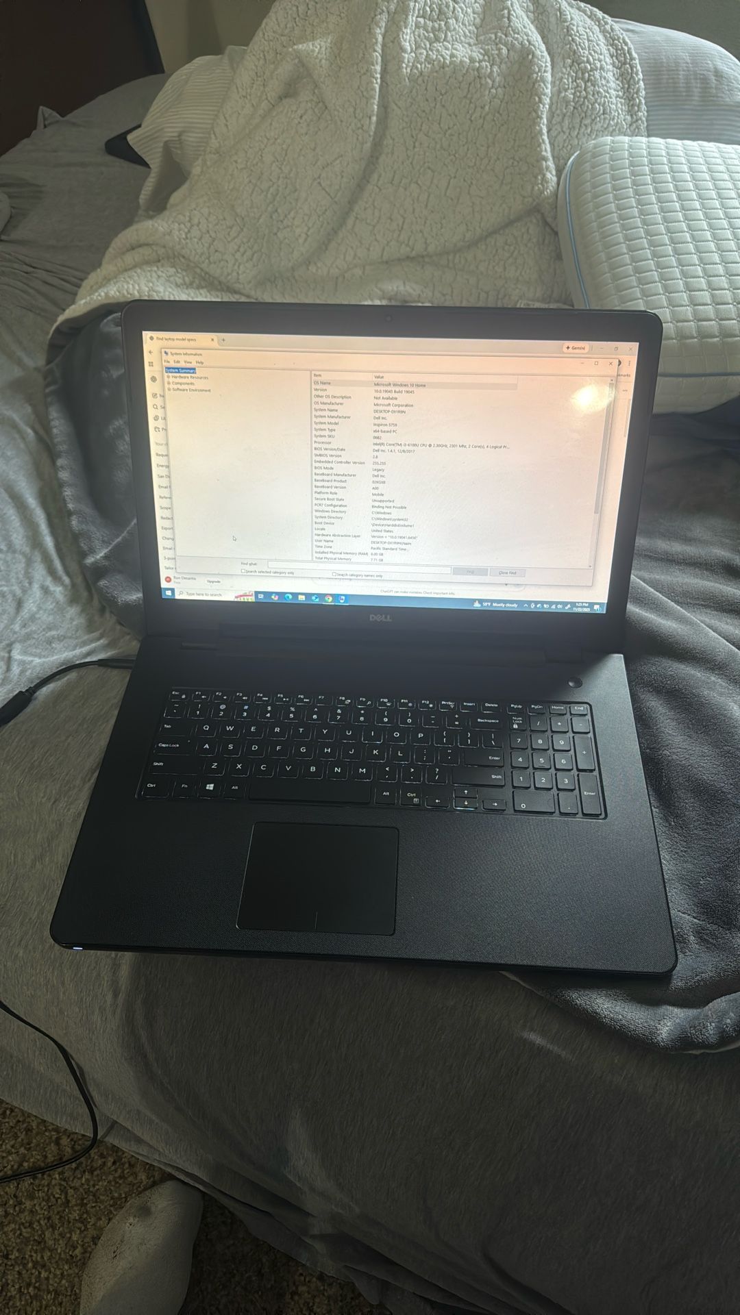 Dell Inspiron 5759 - 17inch Laptop