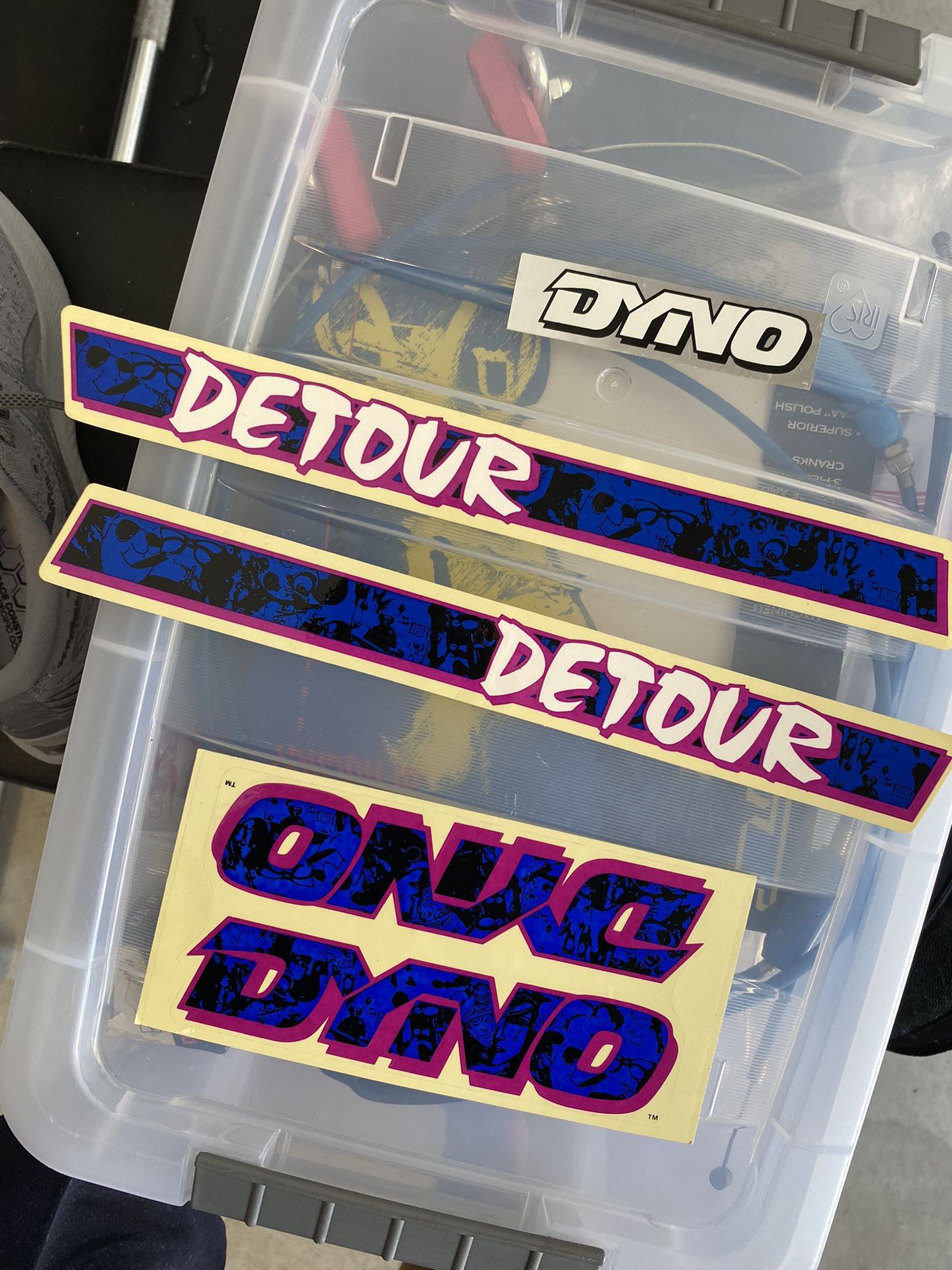 OG NOS 1989 DYNO DETOUR DECALS