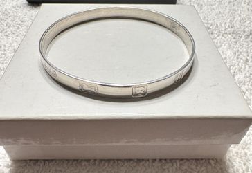 7.5” Sterling Silver , Ingot Braclelet From London, England .